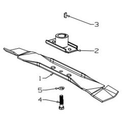 Masport 625AL - 479903 - Sept 2015 > 7968502 - 485mm Bar Blade Assembly