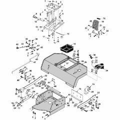 Countax A2550 - 11 Seat And Deck Lift