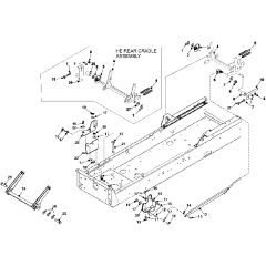 Countax A2550 - 6 Rear Cradle