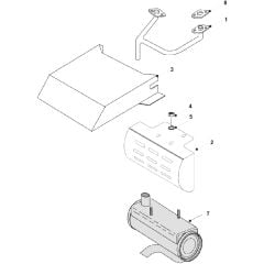 Countax A2550 He - 2 Exhaust