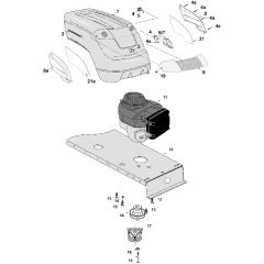 Countax A2550 He - 6 Bonnet