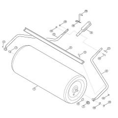 Genuine Stihl AGW098 Roller / A - Garden roller