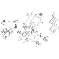 AL-KO Easy Flex 34.8 Li - 113624 - Main Assembly