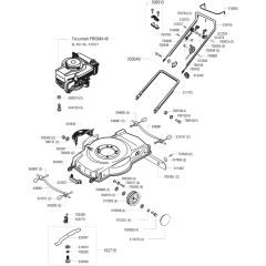 AL-KO Sunline 480 BM - 117152 - Main Assembly