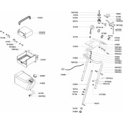 AL-KO Powerline RT18-102 HD - 118302 - Fuel Tank And Battery