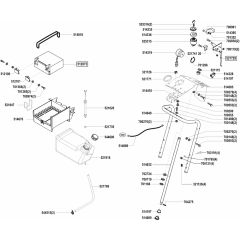 AL-KO Powerline RT20-102 HDE - 118303 - Fuel Tank And Battery