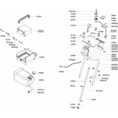 AL-KO Concord T14-76 - 118330 - Fuel Tank And Battery