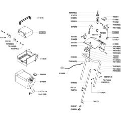 AL-KO Powerline T13-74 SA - 118565 - Fuel Tank And Battery