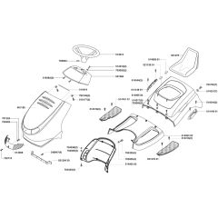 AL-KO Powerline T125-74 - 118580 - Body Work And Seat