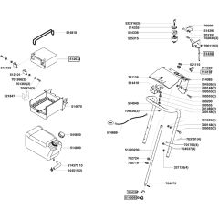 AL-KO Powerline T15-102 S - 118602 - Fuel Tank And Battery