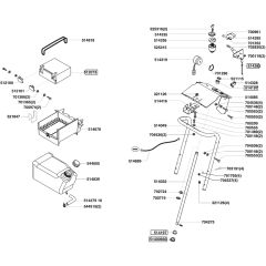 AL-KO Powerline T18-102 HDE - 118623 - Fuel Tank And Battery