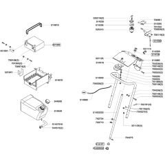 AL-KO Powerline T18-102 HDS - 118746 - Fuel Tank And Battery