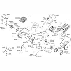 AL-KO Easy-Mow 4610 HPD - 119088 - Main Assembly