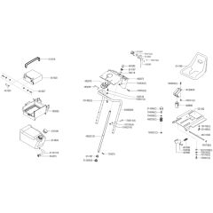 AL-KO T13-93 HD-A BLACK EDITION - 119865 - Seat Battery Steering & Fuel Tank