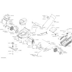 AL-KO 36V Comfort 42.2 Li - 123009 - Main Assembly