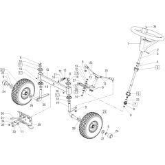 AL-KO R13-72.5 HD - 127311 - Front Axle