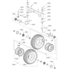 AL-KO R85.1 Li Battery Rider - 127617 - Front Axle