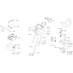 AL-KO Solo Comfort T13-93.3 HD - 127689 - Seat Battery Steering & Fuel Tank