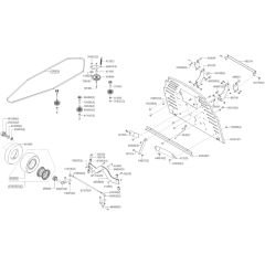 AL-KO Solo Comfort T16-103.3 HD V2 - 127691 - Front Axle - Transmission Belt - Rear Panel