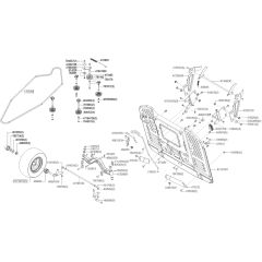 AL-KO Solo Premium T22-105 HD V2 SD - 127693 - Front Axle - Transmission Belt - Rear Panel