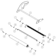 Allett Stirling 43 Front Roller Assembly