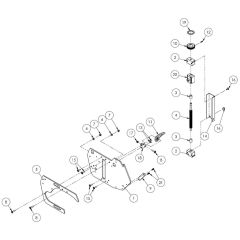 Allett Stirling 51 Non Drive Side Sub Assembly