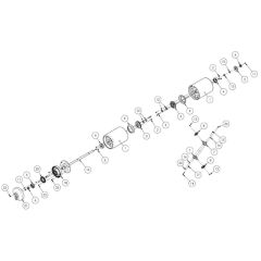 Allett Stirling 51 Rear Roller Assembly