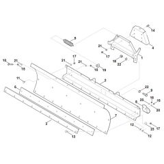 Viking ASS125.1 - Snowplough - Parts Diagram