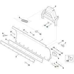 Viking ASS125 - Snowplough - Parts Diagram