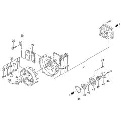 Tanaka AST-250-SDH - Crankcase