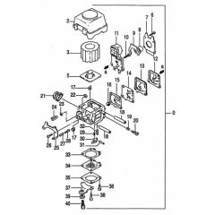 Tanaka AST-5000 - Carburettor