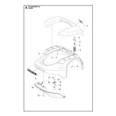 Husqvarna Automower 105 - Cover