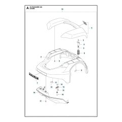 Husqvarna Automower 308 - Cover