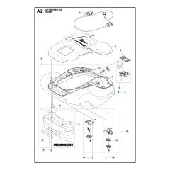 Husqvarna Automower 550 - Cover