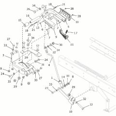 Countax B250 - From A0328984 06-04-2016 - 20 Deck Lift Handle