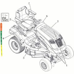 Countax B250 - From A0328984 06-04-2016 - 28 Style Decals B250