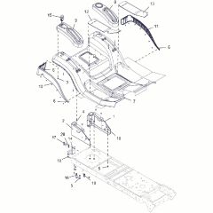 Countax B250 - From A0328984 06-04-2016 - 6 Rear Body