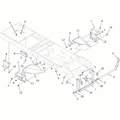 Countax B250 - From A0328984 06-04-2016 - 7 Deck Tension Cradle