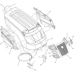 Countax B255 4Wd - From 09-09-2019 - 04 B255 4Wd Bonnet