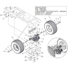 Countax B255 4Wd - From 09-09-2019 - 17 Rear Transmission