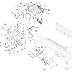 Countax B255 4Wd - From 09-09-2019 - 23 Deck Lift Handle