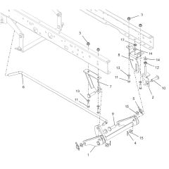 Countax B60 4Trac - From 09-09-2019 - 21 Deck Lift Front Cradle