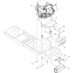 Countax B65 4Wd - From 09-09-2019 - 24 Engine Assy B60 4Trac B65 4Wd