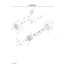 Husqvarna Be550 - Steering