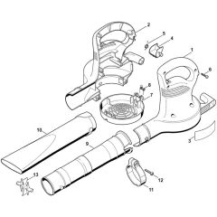 Viking BE600 Plus - Housing - Parts Diagram