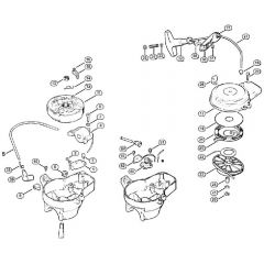 Genuine Stihl BG17 / C - Ignition system, Rewind starter