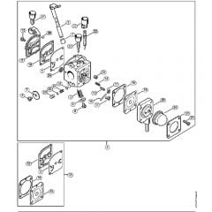 Genuine Stihl BG45 / G - Carburetor C1Q-S73 (45.2006)