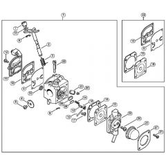 Genuine Stihl BG45 / H - Carburetor C1Q-S48 BG 45 (04.2001)