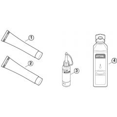 Genuine Stihl BG45 / Q - Miscellaneous lubricants and greases