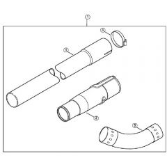 Genuine Stihl BG46 DZ / G - Gutter cleaning